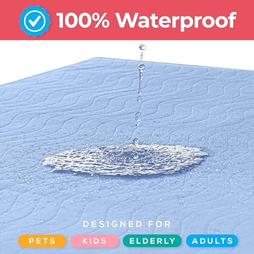 4 Pack Waterproof Reusable Heavy Absorbency Incontinence Bed Pads 34"x52" - Image 6