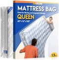 Axgatoxe Plastic Mattress Bag for Moving Storage, Queen Size by AXgatoxe