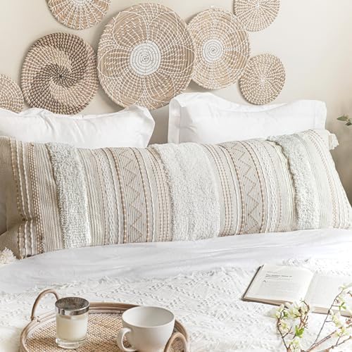 BlissBlush 20X54 Oversized Large Lumbar Pillow Cover - Image 4