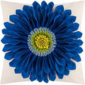 OiseauVoler 3D Sunflowers Decorative Throw Pillow Case 18 x 18 Inch by OiseauVoler
