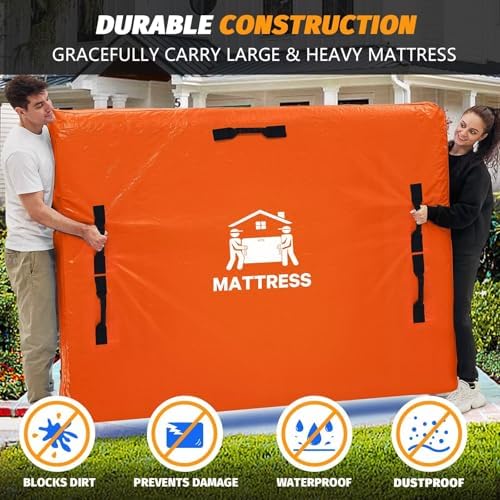 Mattress Bags for Moving, BETU Mattress Protector Waterproof Mattress Cover - Image 4