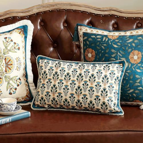 patdrea Designer French Vintage Linen Throw Pillow Cover - Image 2