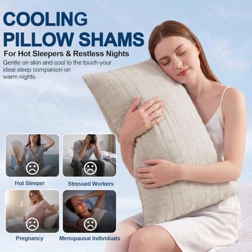 Swift Home Cooling Pillow Cases King Size Set of 2 - Image 4