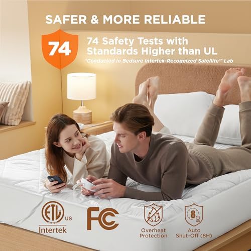 Bedsure Heated Mattress Pad King, Bed Warmer - Image 4