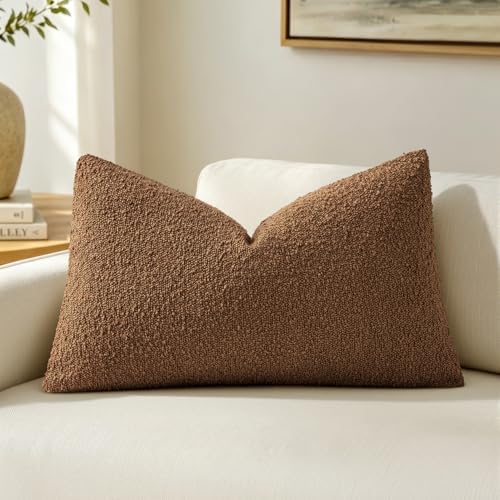 MIULEE Textured Boucle Lumbar Pillow Cover by MIULEE