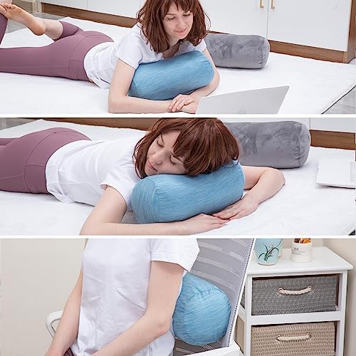 1 MIDDLE ONE Round Cylinder Bolster Pillow - Image 5