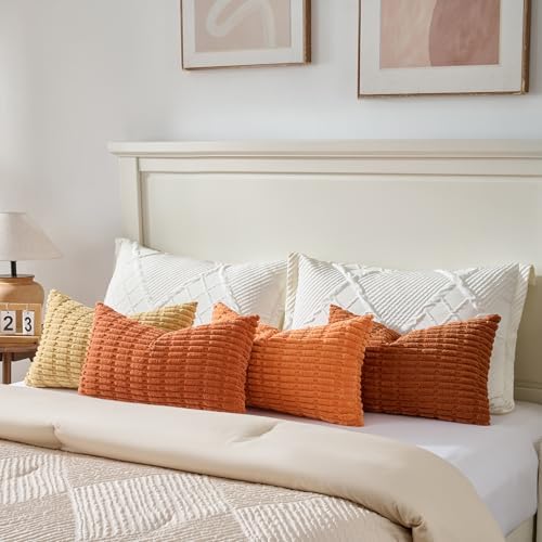 Fancy Homi 4 Packs Decorative Throw Pillow Covers - Image 5