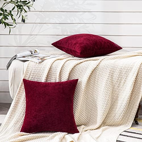 GAWAMAY Decorative Square Throw Pillow Covers 18"x18" Inch Set of 2, Super Soft - Image 5