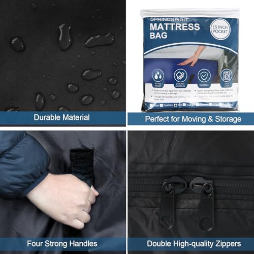 Mattress Bags for Moving and Storage King Size Waterproof - Image 6