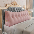 Triangle Reading Pillow King Size XXL Wedge Headboard Extra Large Back Support by Bncktrd
