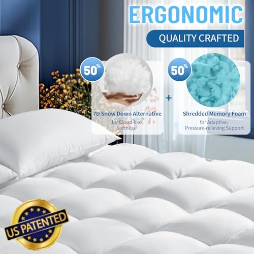 4 Inch Memory Foam Mattress Topper King Size - Image 7
