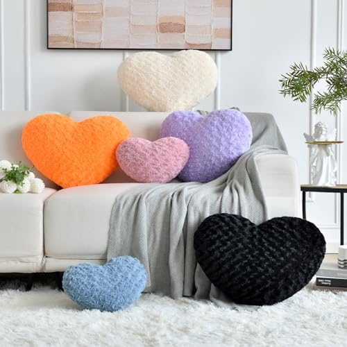 Heart Pillow, Soft Heart Shaped Pillow - Image 2