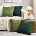 Fancy Homi Set of 4 Green Spring Decorative Throw Pillow Covers 12x12 Inch by Fancy+Homi