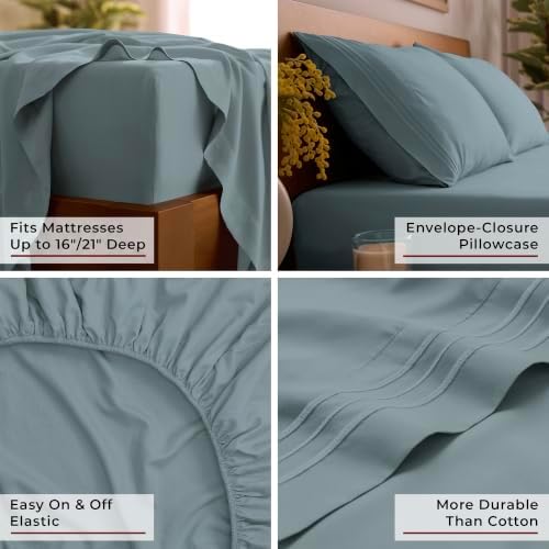 Mellanni Iconic 4-Piece, Ultra Soft Sheet Set - Image 5