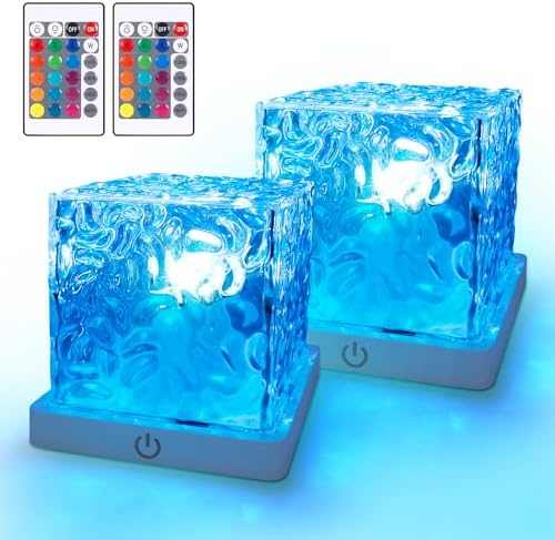 2-Pack Waterproof Shower Light, Rechargeable Ocean Wave Projector Light by Unknown