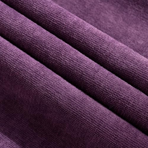 MIULEE Plum Purple Chenille Couch Throw Pillow Covers - Image 2