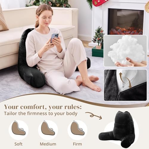 Sasttie Reading Pillow for Bed, Back Pillow for Sitting Up - Image 3