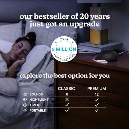 Homedics Sleep Better Portable Sound Machine, Night Light - Image 5