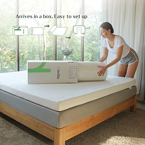 Novilla 2 Inch Gel Memory Foam Mattress Topper - Image 6