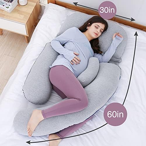 60in Full Body Pillow | Nursing, Maternity and Pregnancy Pillow | Extra Large U - Image 5
