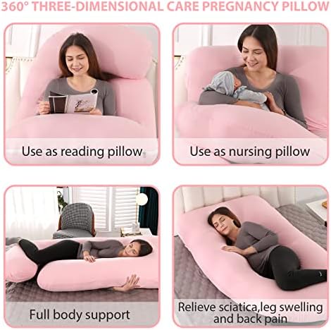 Victostar Pregnancy Pillow, 57 inches U Shaped Maternity Pillow - Image 4