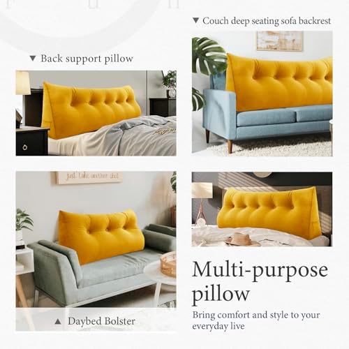 11 lbs Thickened Queen Wedge Pillow Headboard Body Positioner Bed Wedge Pillow - Image 5