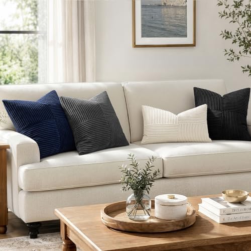 MIULEE Black Decorative Throw Pillow Covers - Image 6