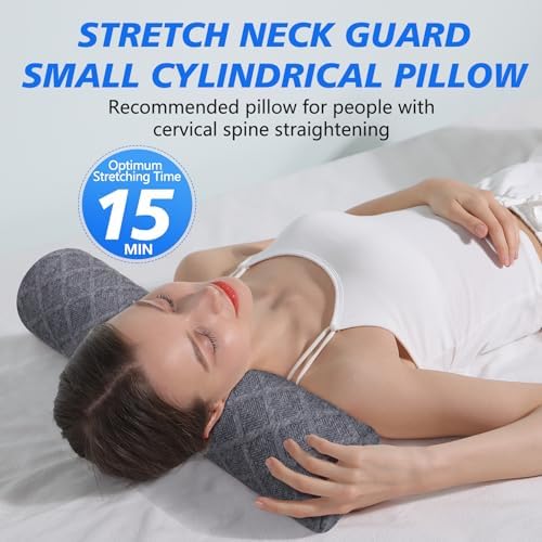 Cozyhealth Cervical Roll Pillow, Medium Soft Memory Foam Neck Round Pillow - Image 4