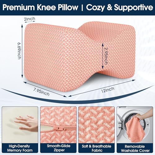 BlissTrends Memory Foam Knee & Leg Pillow - Image 2