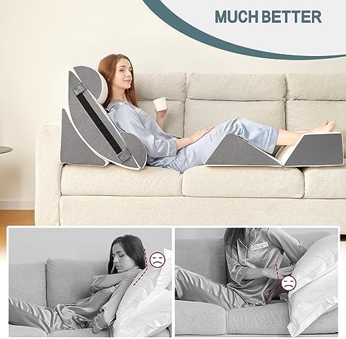 Yojoker 6pcs Orthopedic Bed Wedge Pillow Set - Image 6