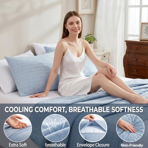 Swift Home Cooling Pillow Cases King Size Set of 2 - Image 3