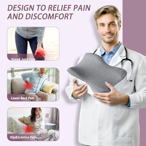 Knee Leg Pillow for Side Sleepers Sleeping, Long 13.8" - Image 4