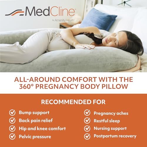 MedCline Pregnancy Pillow, Full Body Maternity Pillow - Image 2