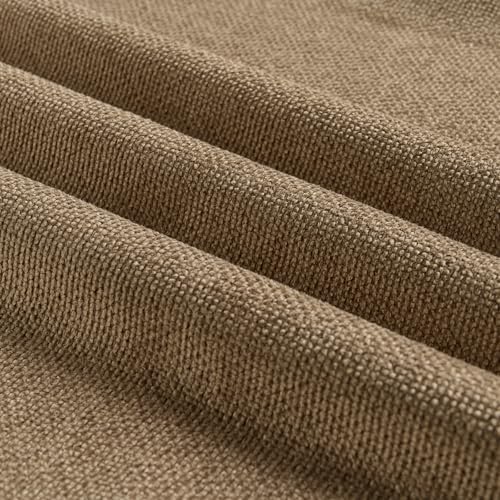 Fancy Homi Set of 2 Brown 18x18 Inch Soft Chenille Decorative Throw Pillow - Image 4