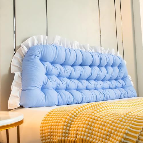 College Dorm Bed Bolster Pillow Long Reading Rectangular Headboard Pillow - Image 2