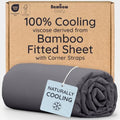 Bambaw 100% Viscose Derived from Bamboo Queen Size Fitted Sheet, Deep Pocket by Bambaw