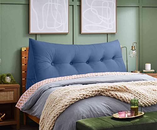 Peachwell Handmade Headboard Pillow- Triangular Wedge Support Bolster Cushion - Image 2