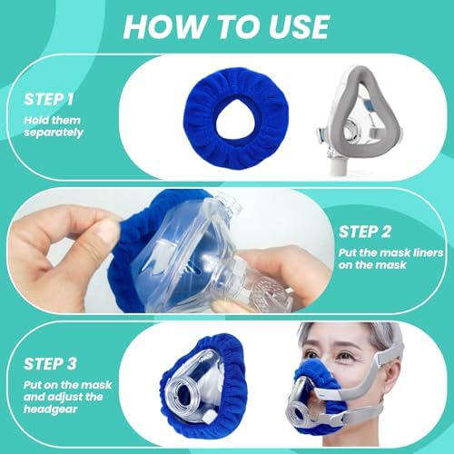 NATAKU 4Pk Medium CPAP' Mask Liners Complitable - Image 5