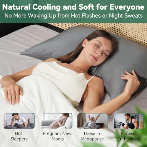 Cooling Curved Pillowcase for Side Sleeper Pillow - Image 5