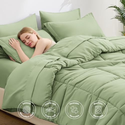 Love's cabin Plaid Queen Comforter Set - Image 3
