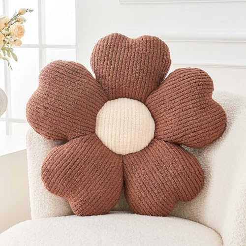 Kcvvcr Flower Throw Pillow, Cute Flower Shaped Pillow Decorative Throw Pillow by Kcvvcr