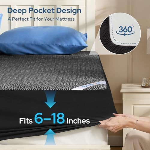BEDLORE Queen Mattress Protector, Waterproof Noiseless Mattress Cover - Image 6