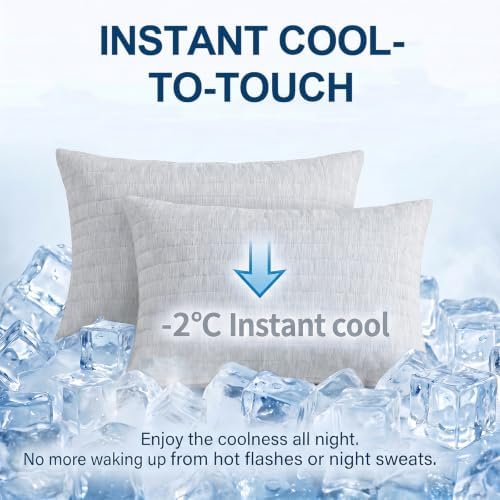 Swift Home Cooling Pillow Cases King Size Set of 2 - Image 2
