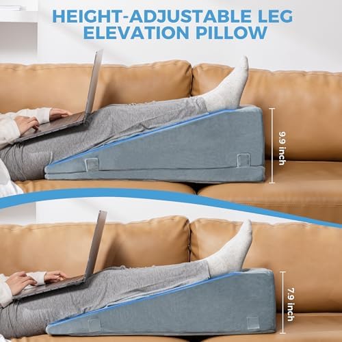Ganondorf Leg Elevation Pillow, Premium Foam Leg Support Adjustable Wedge - Image 7