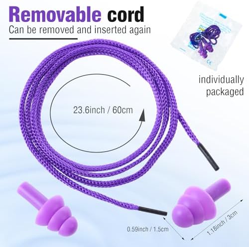 Tondiamo 200 Pairs Ear Plug Bulk - Image 2