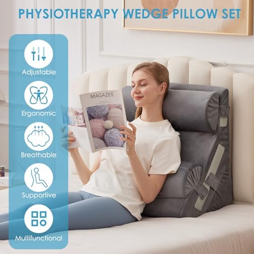 MEGCXIT Wedge Pillow Set for After Surgery, Bed Wedge - Image 6