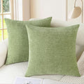 CaliTime Decorative Couch Throw Pillow Covers 22 X 22 Inches Sage Green by CaliTime