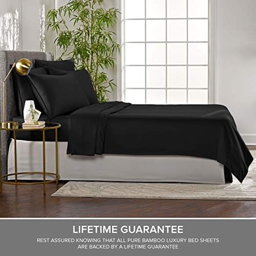 Pure Bamboo California King Sheets, Genuine 100% Organic Viscose Derived from - Image 4