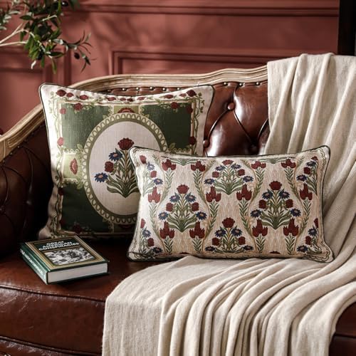 ISAENNE Elegant French Linen Throw Pillow Cover - Image 2