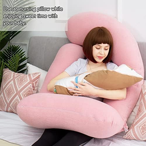 60in Full Body Pillow | Nursing, Maternity and Pregnancy Pillow | Extra Large U - Image 5